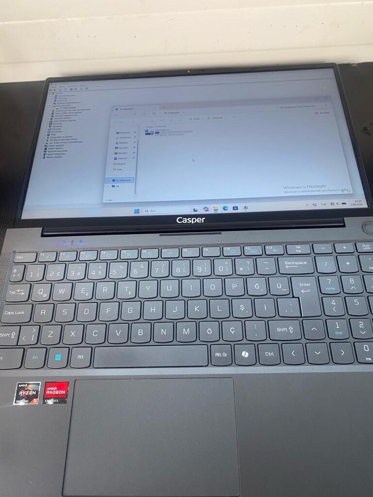 CASPER Nirvana X600 Ryzen5-7430U 16GB 1TB SSD 15.6" Freedos Laptop - 8