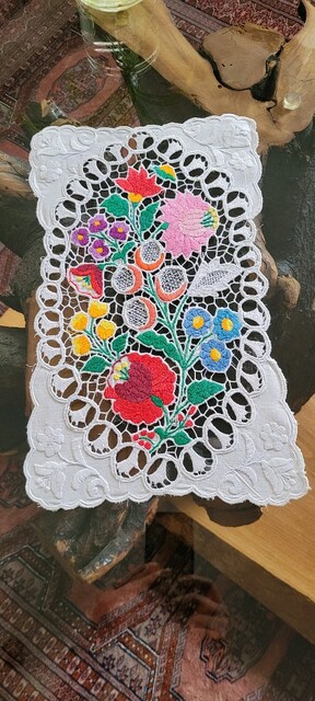 Macar El İşi tepsi örtü