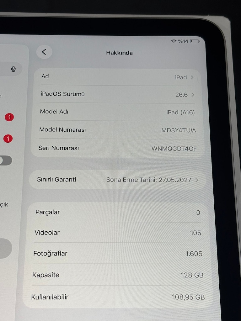 iPAD 11.NESİL 128 GB 9 AY GARANTİLİ KUSURSUZ TAKASA AÇIKTIR - 4