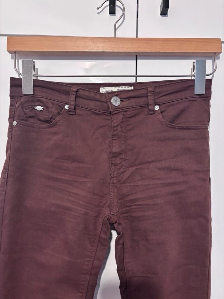 Stradivarius 36 Beden Push Up Kahve Pantalon - 2