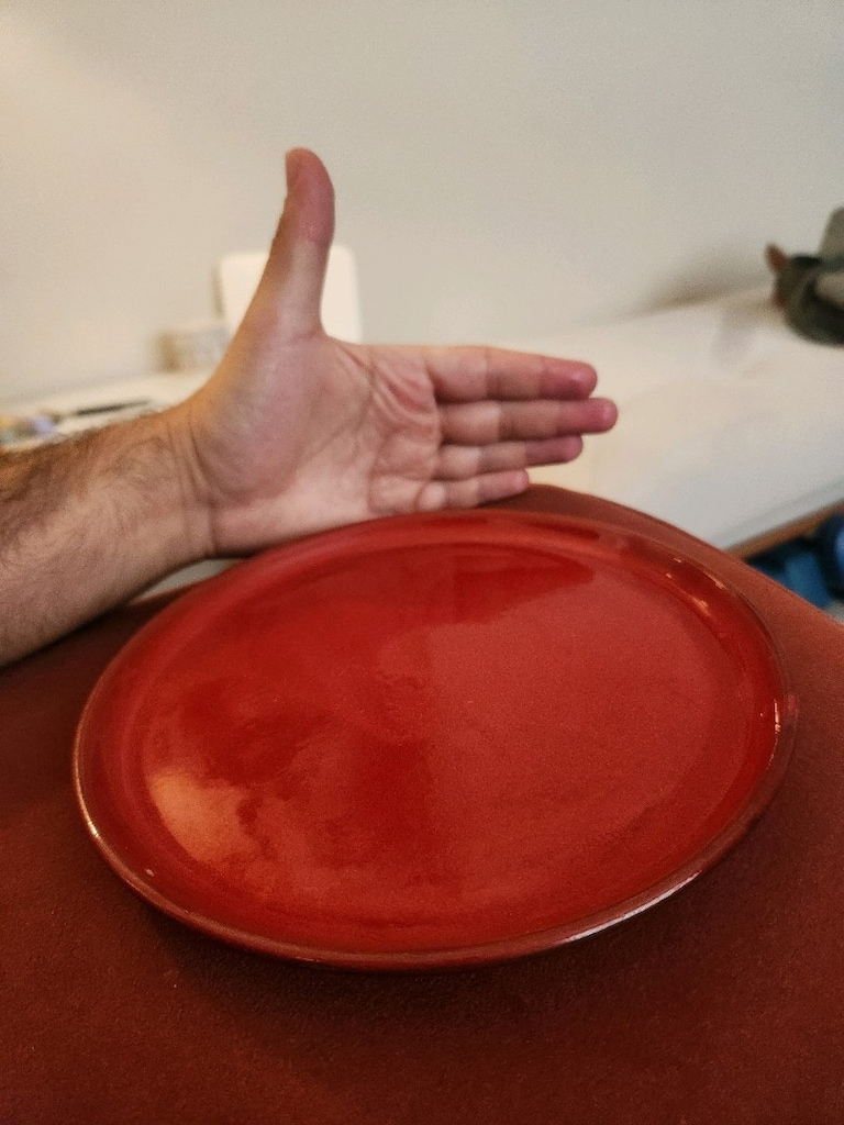 Kırmızı Alman Yapımı Tabak - 2