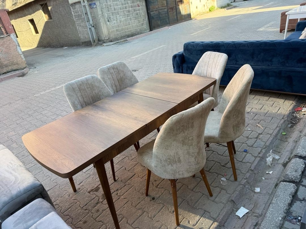 masa sandelye eve teslim sağlam 5dandelye masa - 2