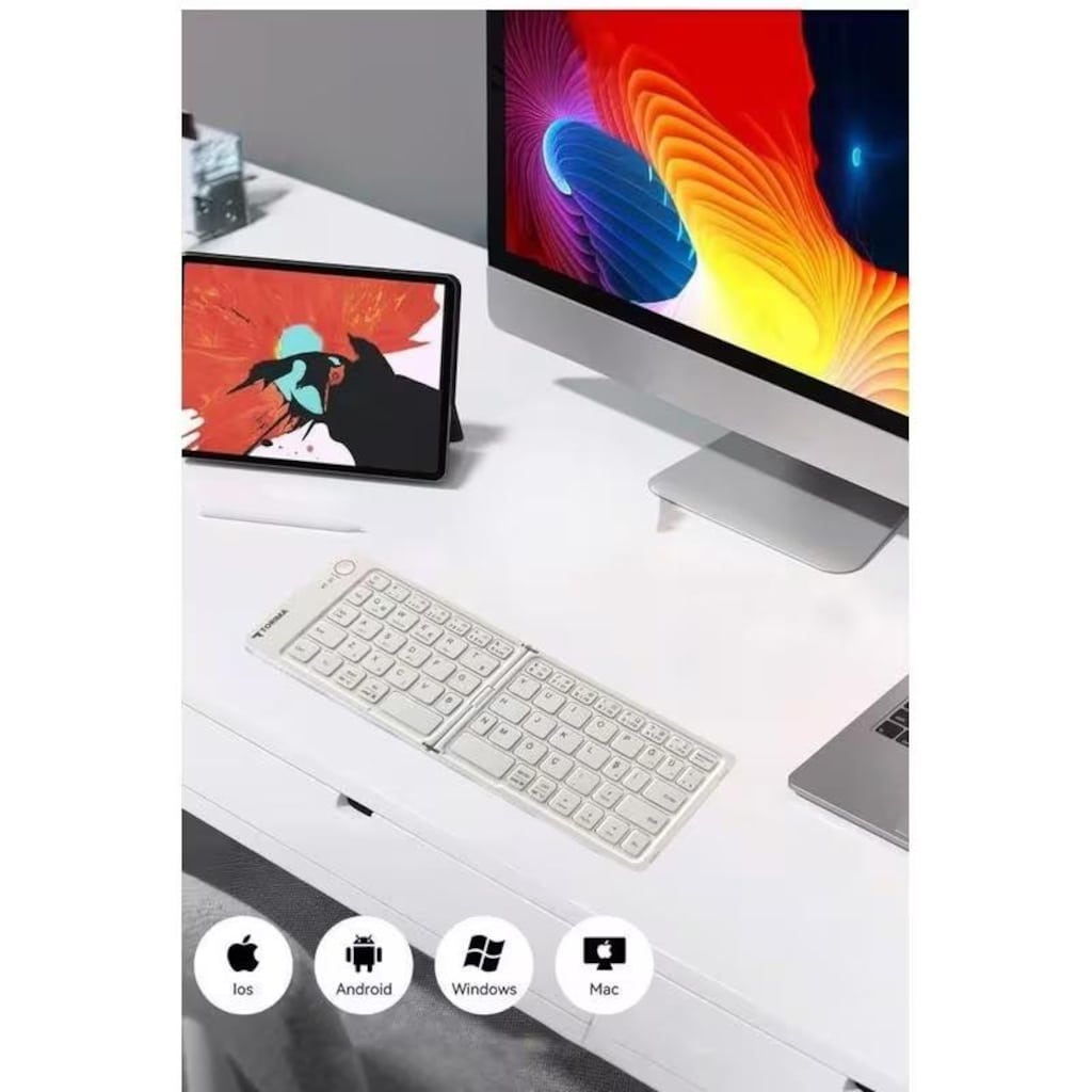 KATLANIR MİNİ KABLOSUZ KLAVYE (SIFIR) - 3