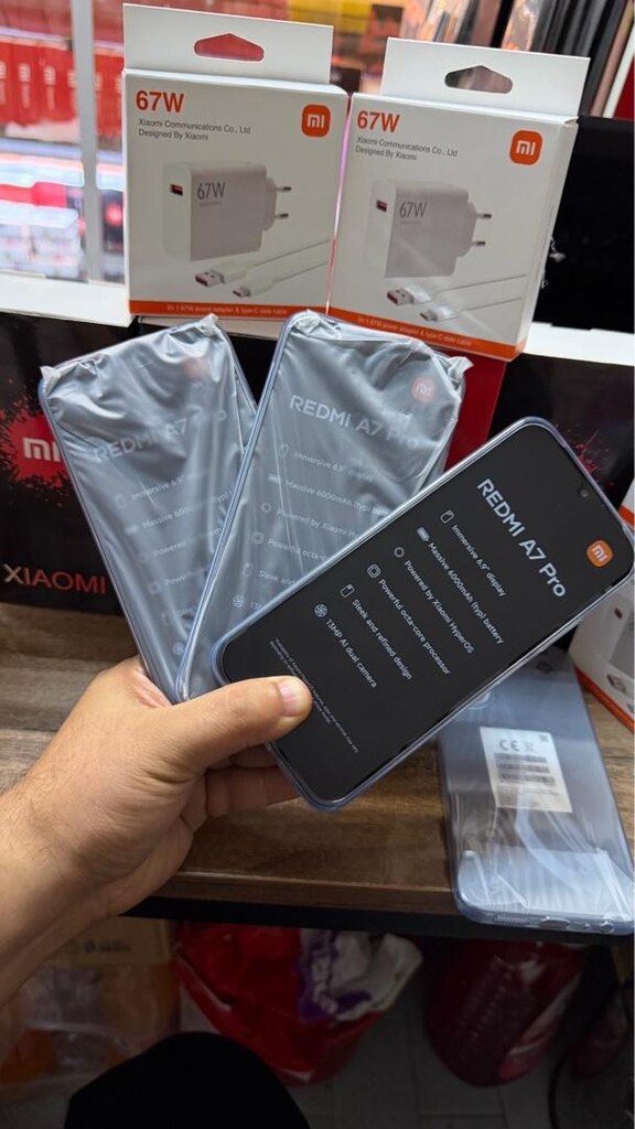 REDMİ A7 Pro 8 RAM 128 GB HAFİZA ORJİNAL KAPALI KUTU 67 WOLT ŞOK FIYAT - 2