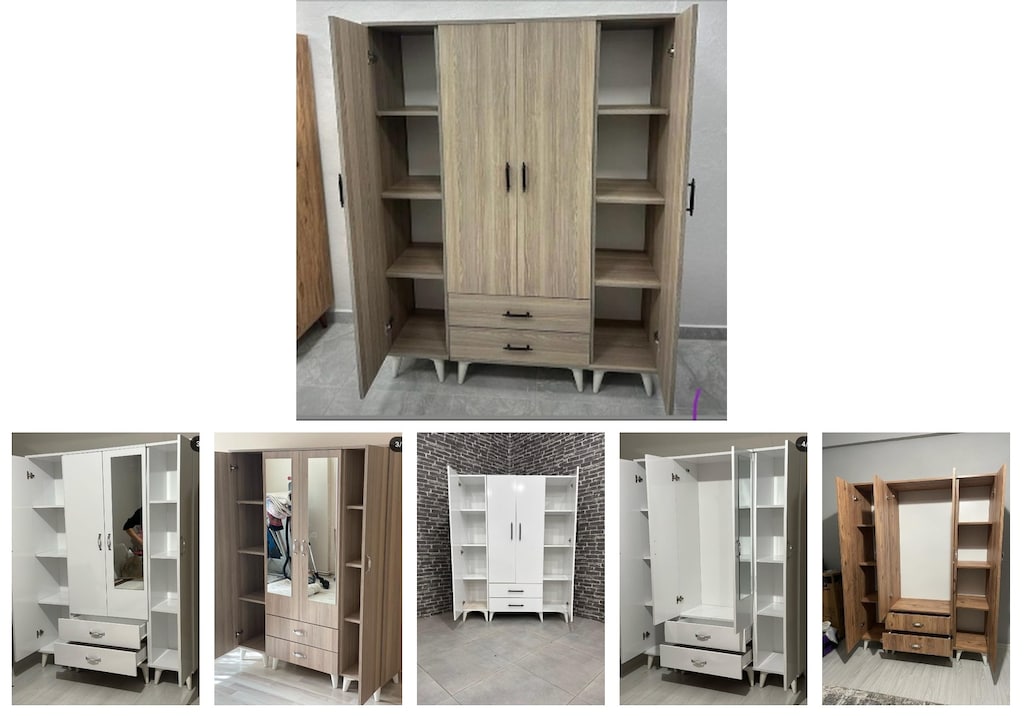 4 kapaklı elbise dolabı awlxpuqqvv - 6