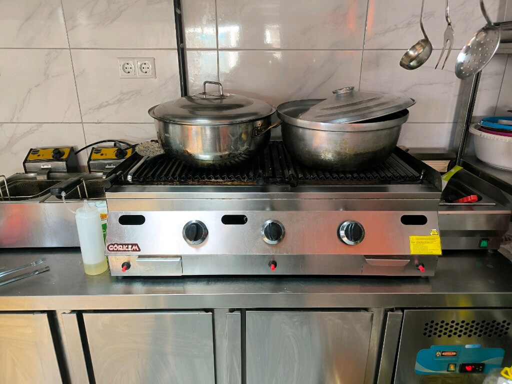 Lav taşlı ızgara doğalgazlı100 cm - 2