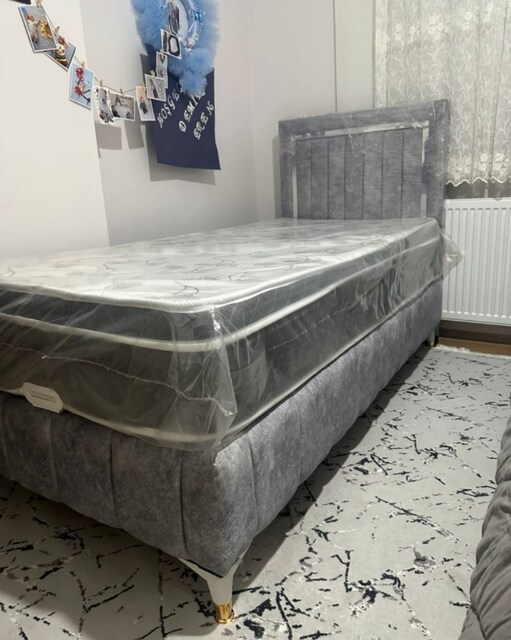 Tek kişilik baza başlık yatak sbbbsjosks