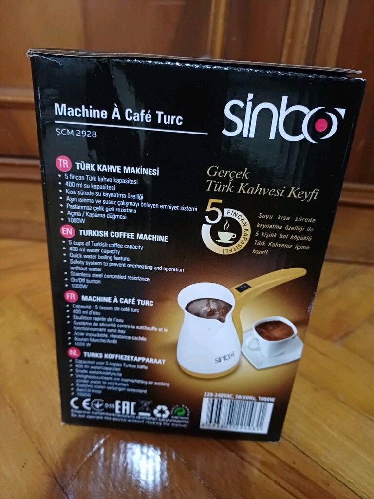 sinbo elektrikli Türk kahve makinası - 4