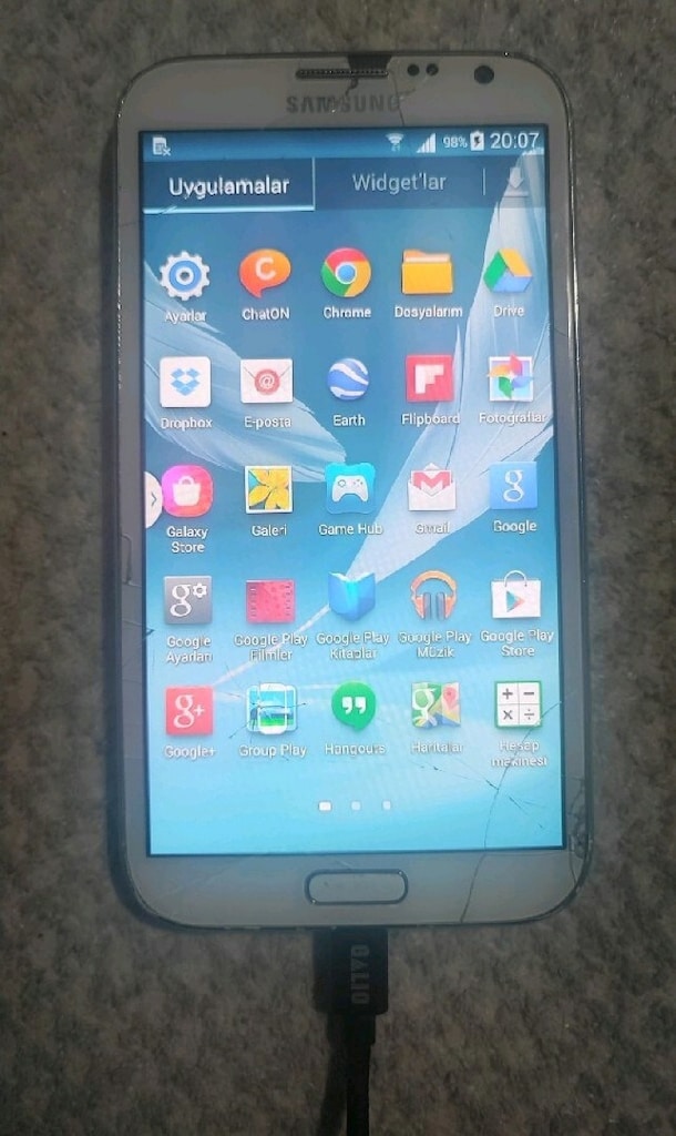 SAMSUNG GALAXY NOT 2 CEP TELEFONU SORUNSUZ AKTİF ÇALIŞIYOR - 2