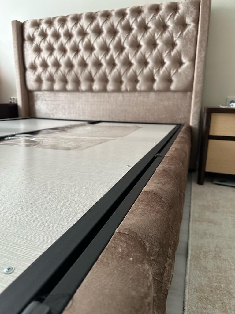 temiz ve sağlam çift kişilik baza ve başlığı - 3