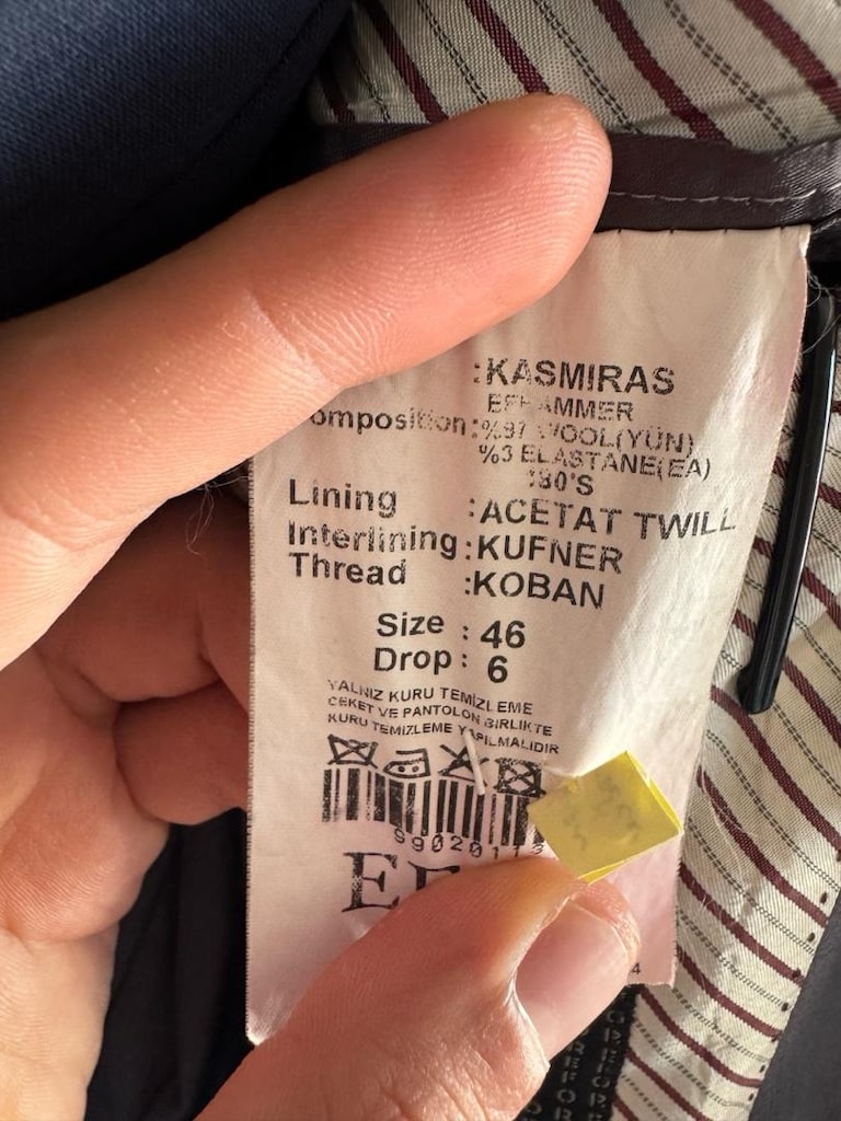 takım elbise 3 adet Efor Kıgılı Altınyıldız — görsel 5/8