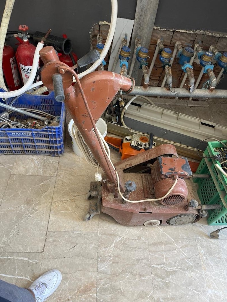 Şenmak Parke Sistre Makinesi - Volt Motorlu Ahşap Zımpara