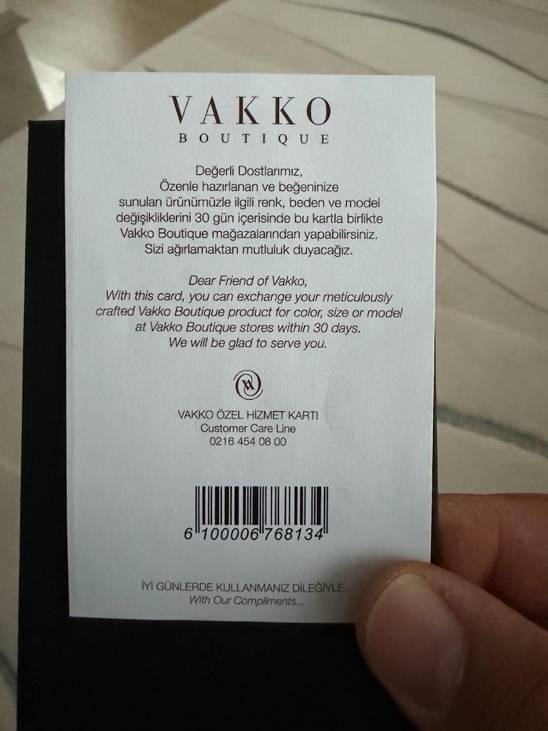 ORJİNAL VAKKO BOŞ KUTU - 11