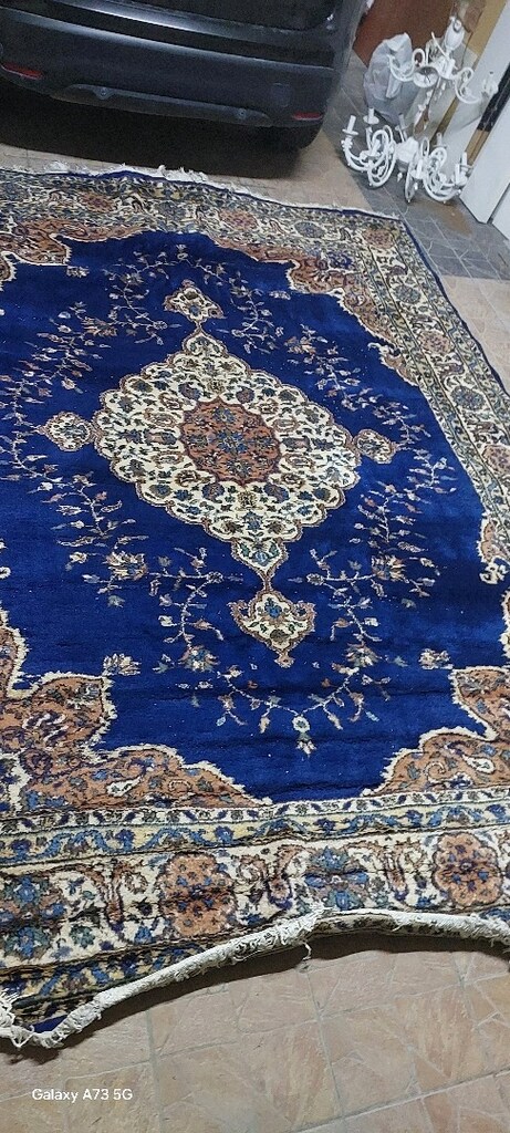 YÜN EL DOKUMA 70 YILLIK Vintage Halı-Meraklisina - 3