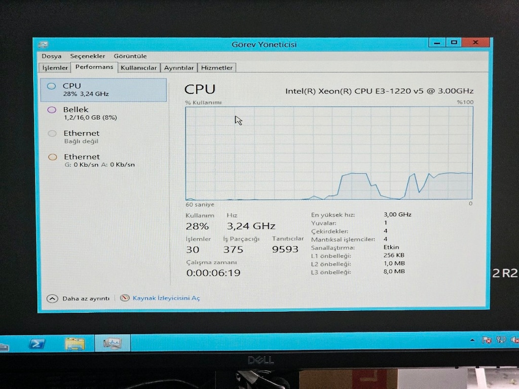 Dell T130 Server 2012 | E3-1220 v5 16GB ECC 240GB SSD 1TB HDD - 5