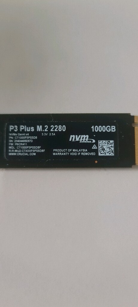 crucial p3 plus 1 tb m2 disk - 3