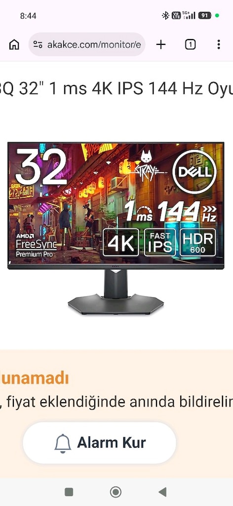 DELL G3223Q UHD 4K 144hz GAMİNG MONİTÖR - 5