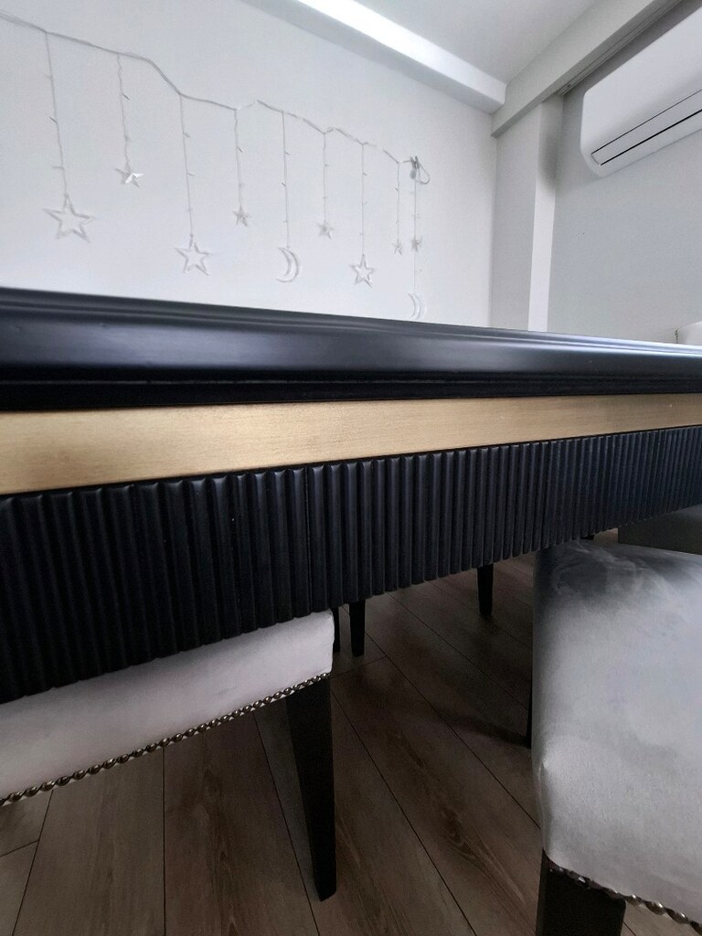 Sıfır Ayarında Komple Yemek Odası Takımı (Masa + 8 Sandalye + Konsol) - 7