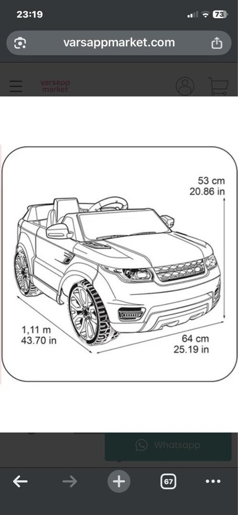 Satılık Akülü Araba RANGE ROVER - 5