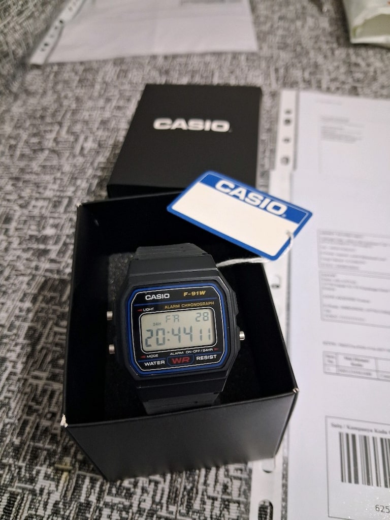 Sıfır Casio F91W Garantili - 8