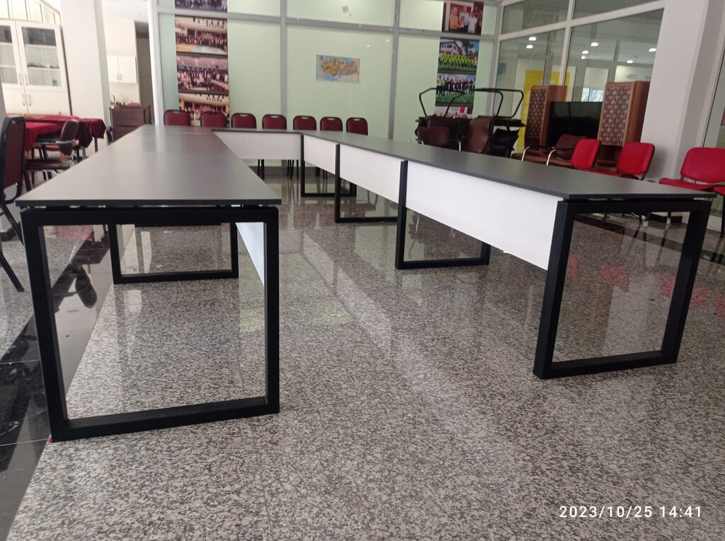 U MASA / ÖĞRETMENLER ODASI MASASI / İSTENİLEN ÖLÇÜ / ARAL OFİS - 6