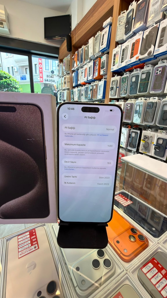 15 pro max 256 gb pil 90 garantili takasa açık - 6
