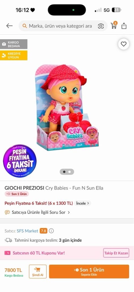 cry baby , baby alive - 3