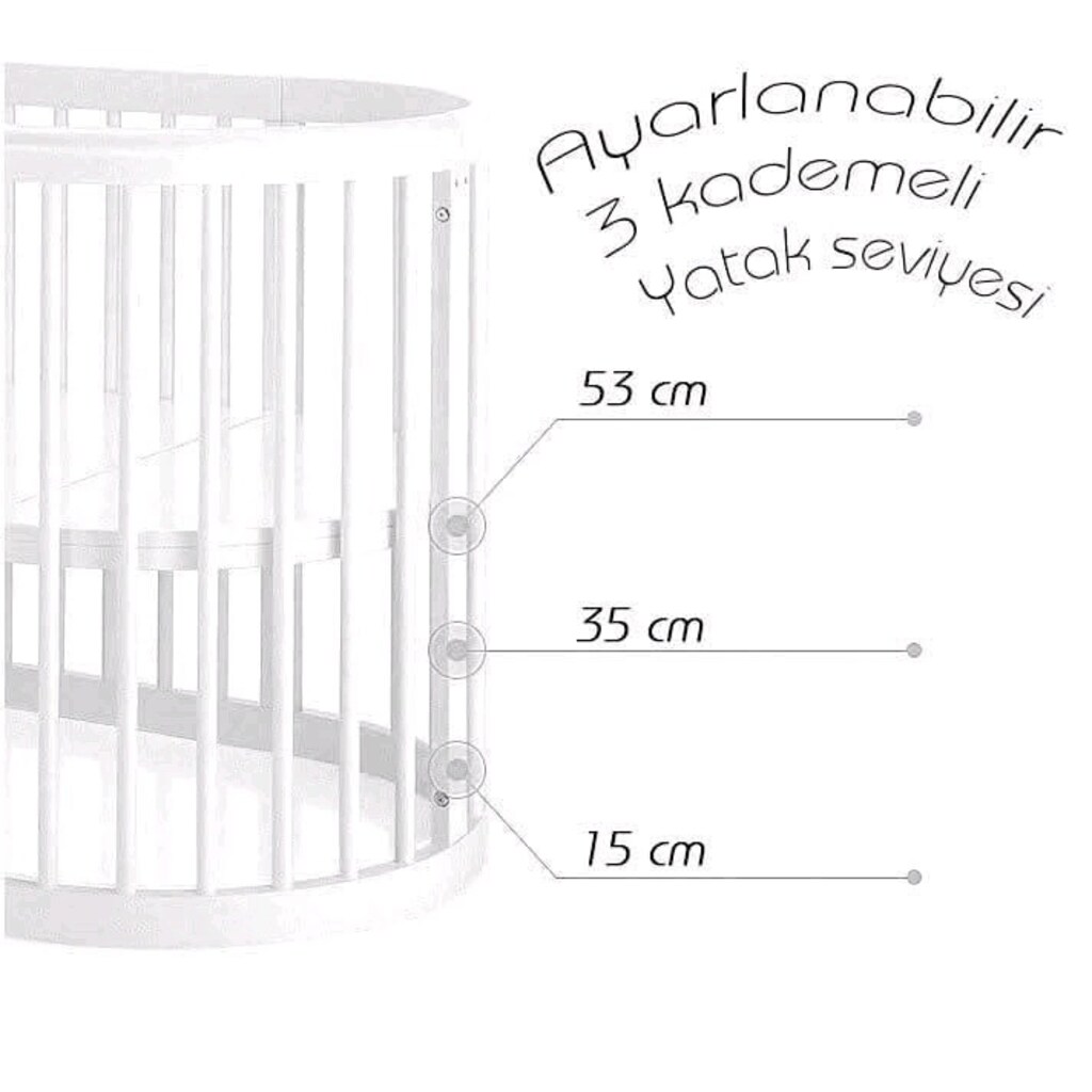 Heyner 7in1 Beşik & Yatak (Stokke Play) - 8