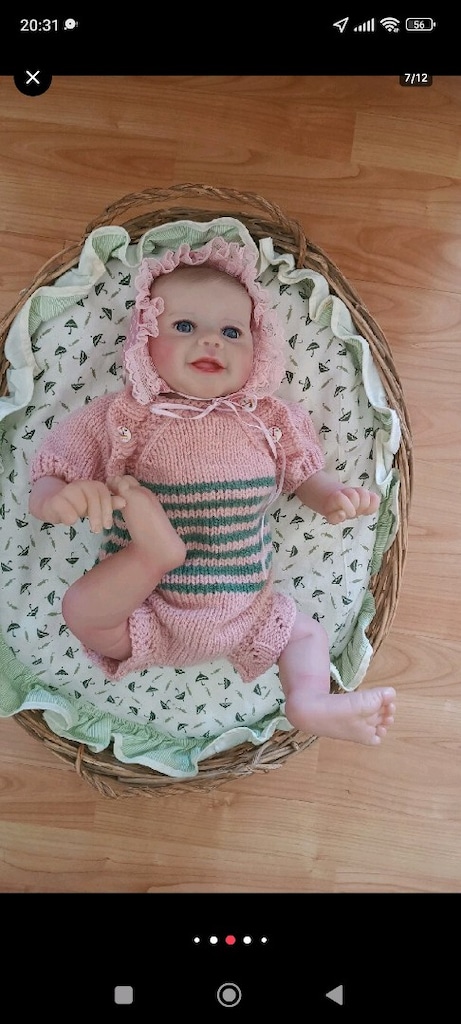 GERÇEKÇİ REBORN BEBEK OYUNCAK BEBEK SİLİKON BEBEK - 10