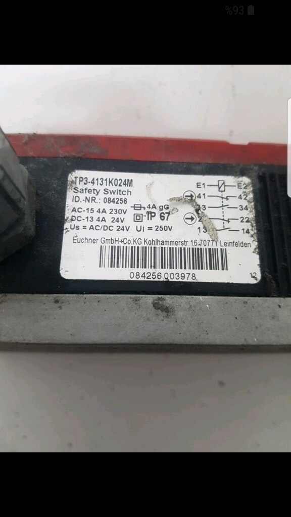 EUCHNER TP3-4131K024M Safety Switch otomasyon plc - 2