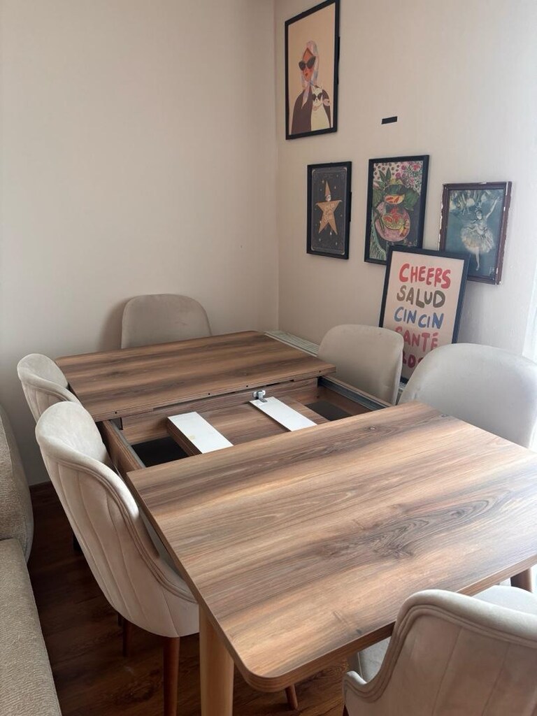 yemek masası ve 6 sandalye - 6