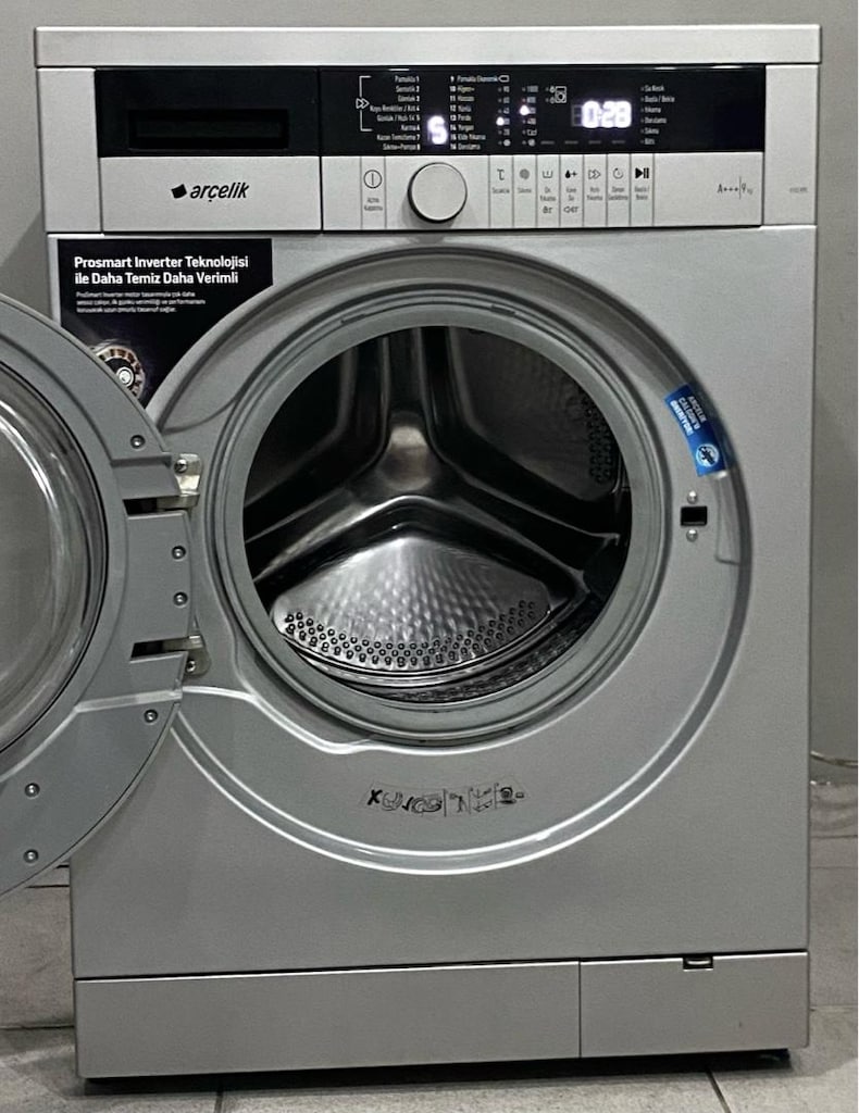 Arçelik 9 Kg Piano Serisi İnverter A+++ Gri Çamaşır Makinesi - 2