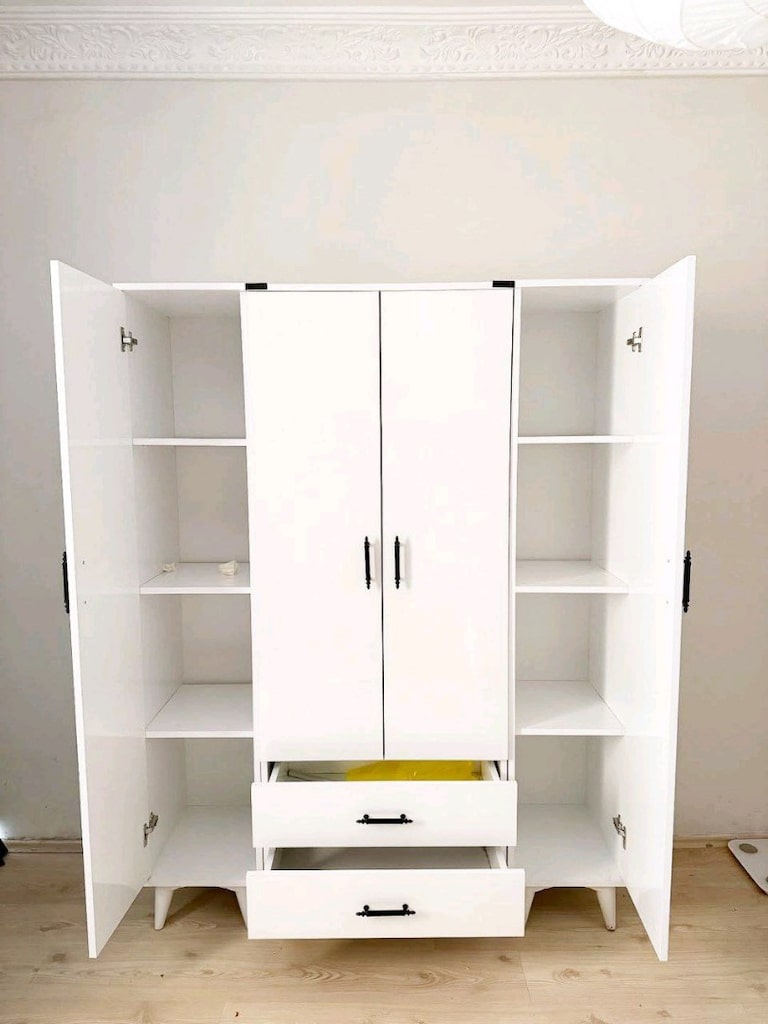 **DAHA UCUZU YOK** ÜCRETSİZ KURULUM KAPIDA ÖDEME GARDROP ELBİSE DOLABI - 2