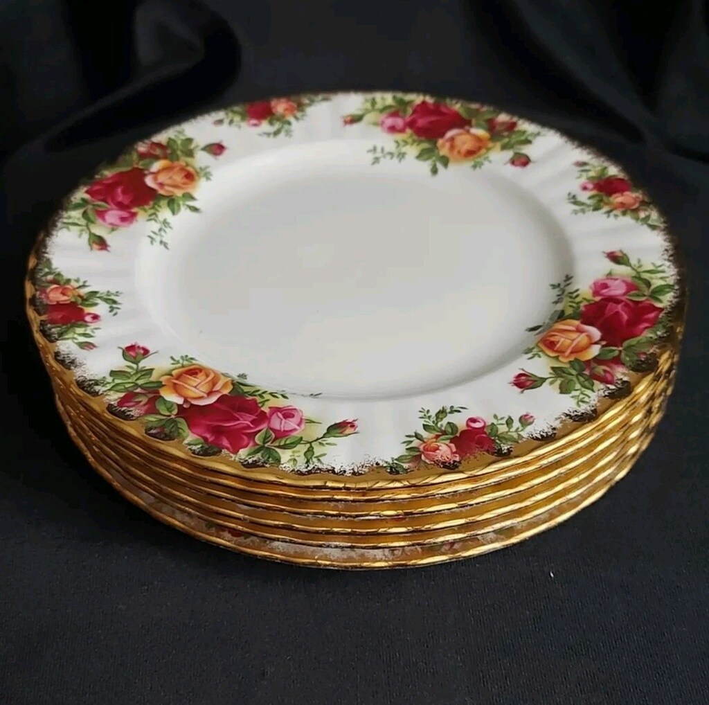 Royal Albert Old Country Roses 6'lı pasta tabağı - 2