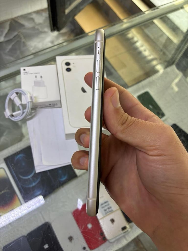 MÜHENDİSCELLDEN YURTİÇİ İPHONE 11 BEYAZ RENK PİL %100 - 7
