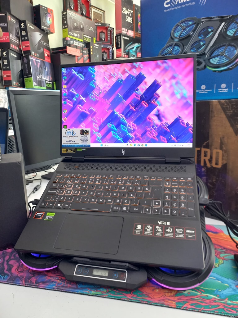 HATASIZ!!! ACER NİTRO RYZEN 7 8845HS 16 GB RAM DDR5 RTX 4060 - 11