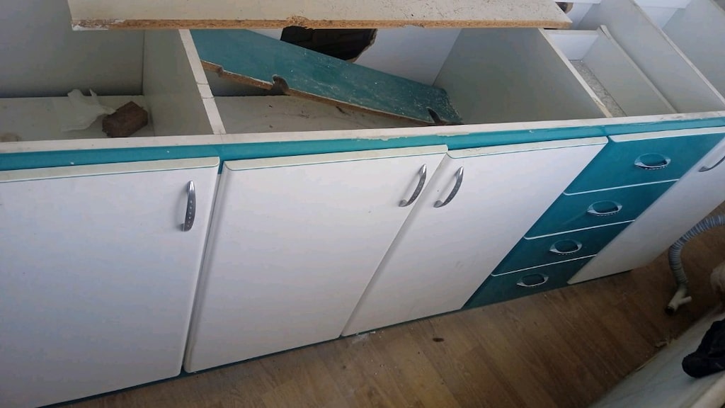 mutfak dolabı 2 metre 85 santim mermeri de dahil - 8