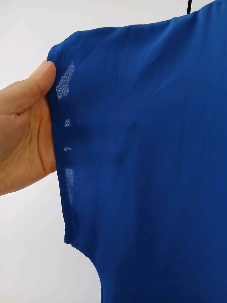 Defacto Viskon Kumaş Mavi Kadın Salaş Tshirt(XL) - 2