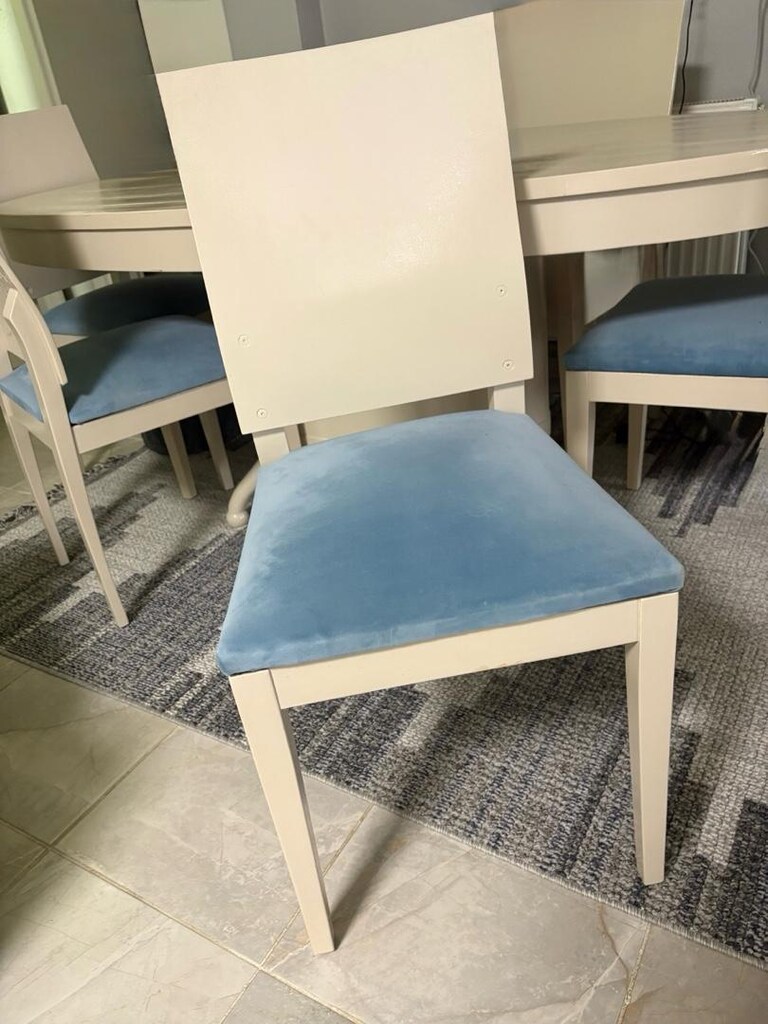1 adet hakiki ahşap sandalye - 8
