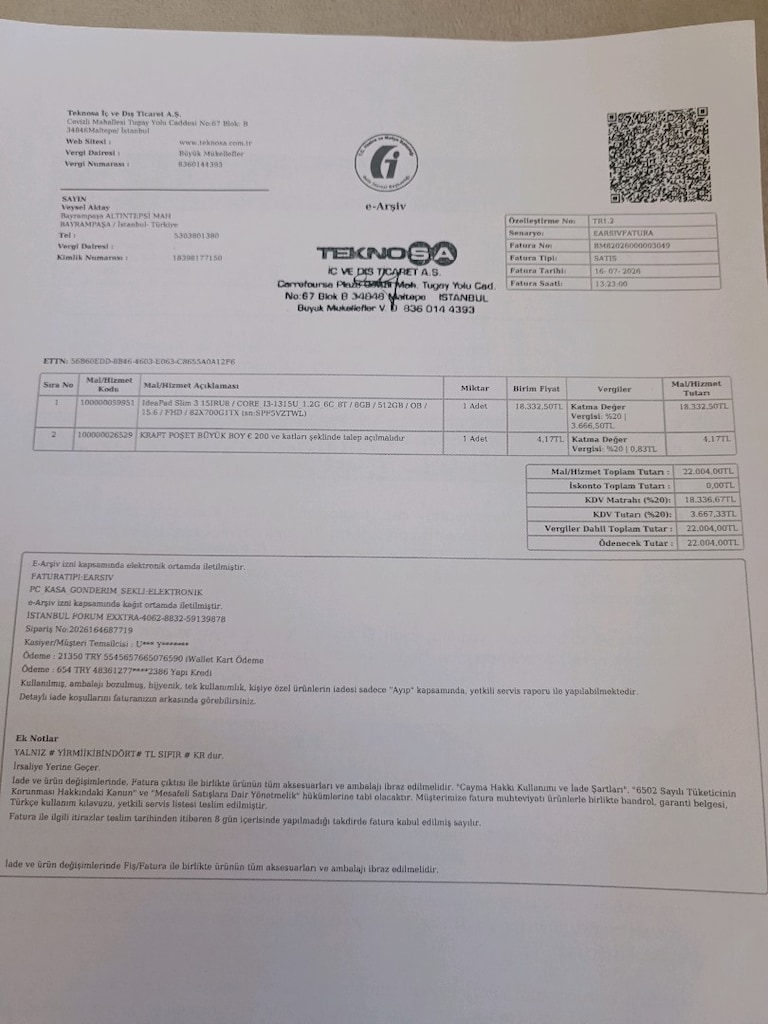 Lenovo İdeaPad slim3 - 3