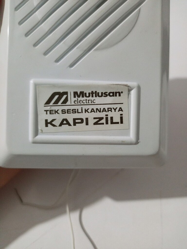 kanarya tek sesli kapı zili - 4