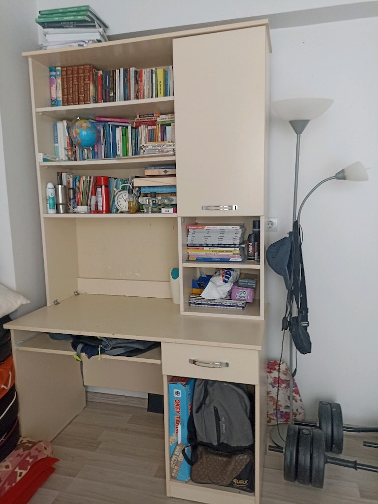 ders çalışma masasi& kitaplık - 5