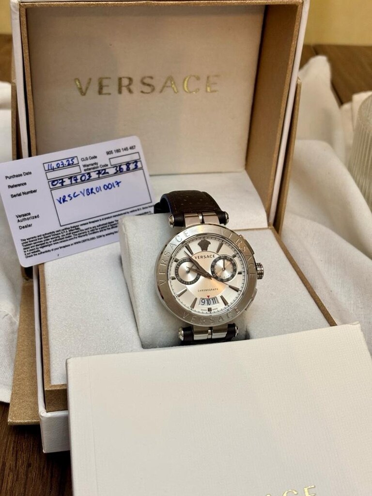 Sıfır Orjinal Deri Kordon Versace - 10