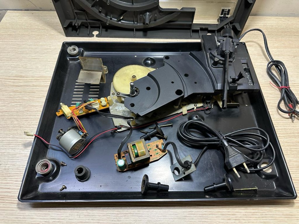 JVC L-A120 YEDEK PARÇA PİKAP İĞNE YOK HALİ KAPAK KOL MENTEŞE MOTOR - 2