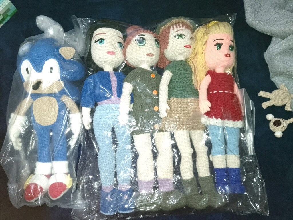 Amigurimi peluş oyuncak (Açıklamaya bakınız) - 6