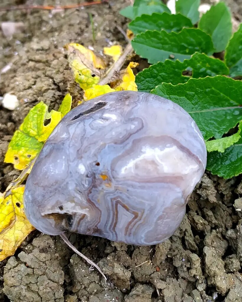 Dantel Akik Agat Doğal taş mineral - 3