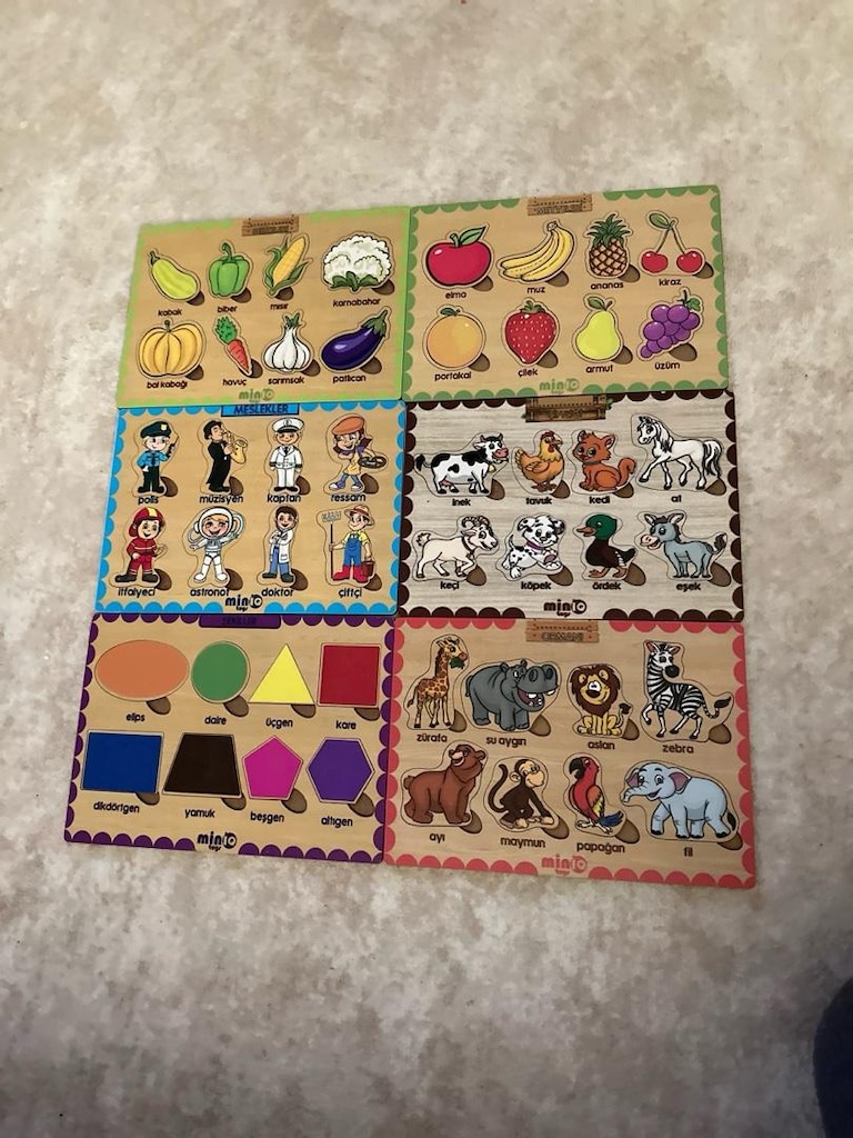 6’lı ahşap puzzle - 2
