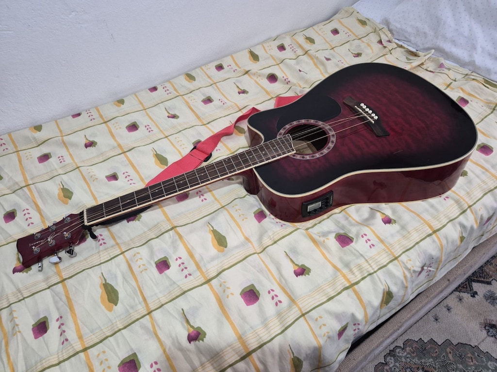 Tenson GA-10CE Elektro Akustik Gitar + Oxy Dolgulu Kılıf - 2