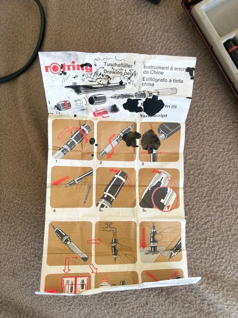 Rotring Rapido Kalem Seti – Teknik Çizim Kalemleri - 4