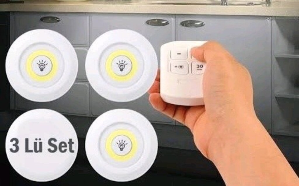 3 LÜ LED AYDINLATMA SETİ
